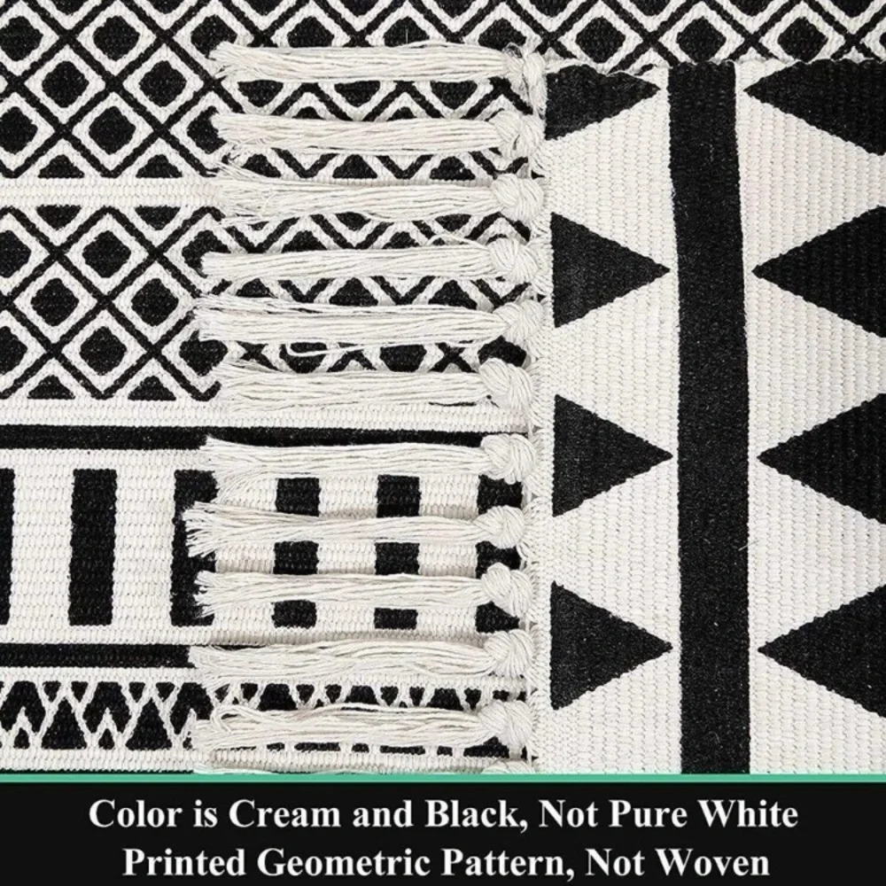 Extra Long Rug Runner Cotton Color Pattern Area 2.3'x 6'